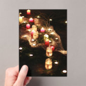 Aangepaste kaars Ritueel Acryl Uitnodiging door So (Insitu (Draagbaar))