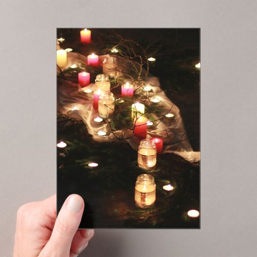 Aangepaste kaars Ritueel Acryl Uitnodiging door So (Insitu (Draagbaar))