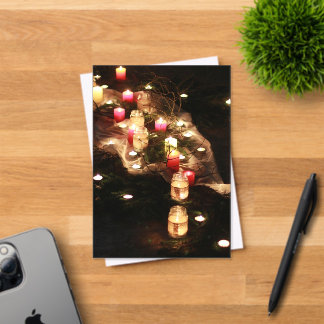 Aangepaste kaars Ritueel Acryl Uitnodiging door So