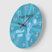 Aangepaste kaarsklokken, Cheerlead Room Decor Grote Klok (Hoek)