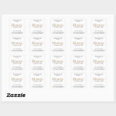Aangepaste Kaarslabelsticker Vierkante Sticker (Vel)
