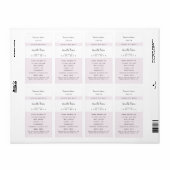 Aangepaste kaarswas smeltlabels etiket (Full Sheet)