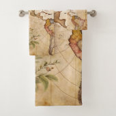 Aangepaste  kaart bad handdoek (Insitu)