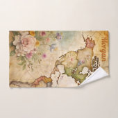 Aangepaste kaart bad handdoek (Handdoek)