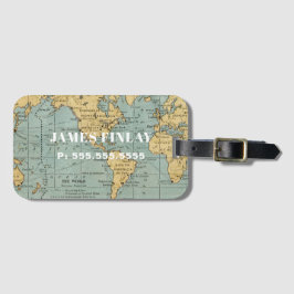 AANGEPASTE  KAART | BAGAGELABEL