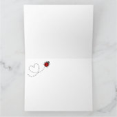 Aangepaste Kaart Bumblebee Moederdag (Binnen)