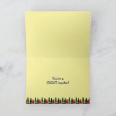 Aangepaste kaart - Crayons (Binnen)