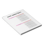 Aangepaste Kaart Kaart-laptop Notitieblok (Schuin)