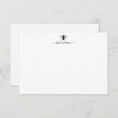 Aangepaste  Kaart koninginnennota Notitiekaartje (Voorkant / Achterkant)