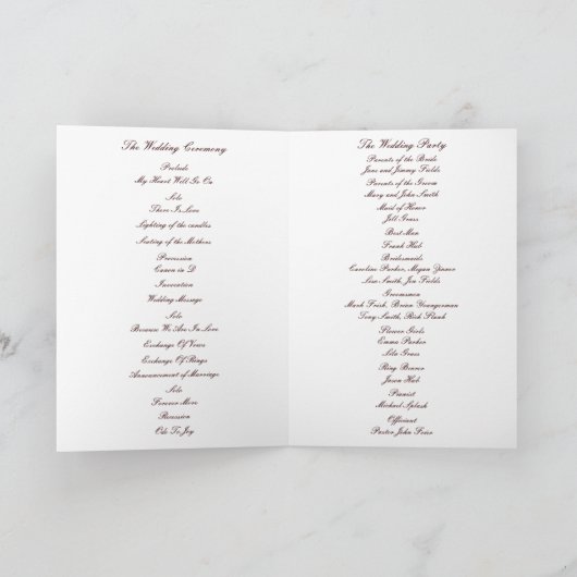 Aangepaste Kaart Lemon Hearts Program (Binnen)