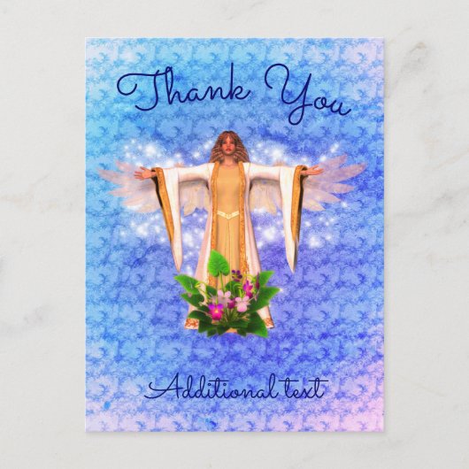 Aangepaste kaart met dank aan Beschermengel (Voorkant)