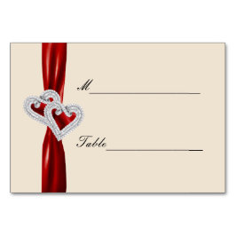 Aangepaste kaart met rode lint