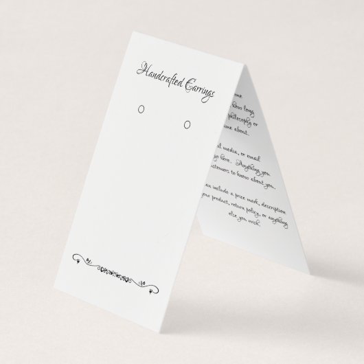 Aangepaste Kaart met schuifregelaar voor thuisgebr Visitekaartje (Voorkant)