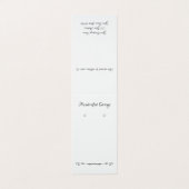 Aangepaste Kaart met schuifregelaar voor thuisgebr Visitekaartje (Buitenkant ongevouwen)