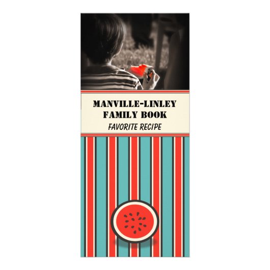 Aangepaste Kaart met watermeloen ontvangen (sjablo (Voorkant)