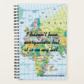 Aangepaste  kaart planner (Voorkant)