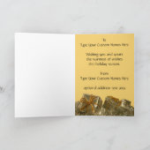 Aangepaste kaart Seizoengroet kaart Niet confessio (Binnen)