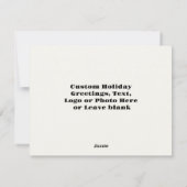 Aangepaste kaart sjabloon Aanpasbare kerstkaart (Achterkant)