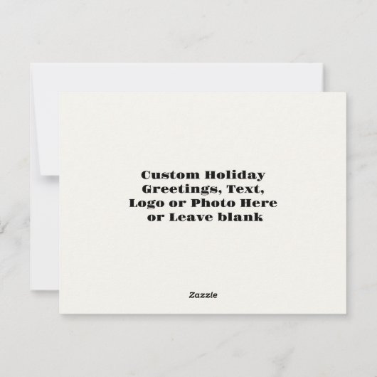 Aangepaste Kaart Sjabloon kerst Kaart (Achterkant)