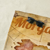 Aangepaste  kaart strandlaken (In situ)