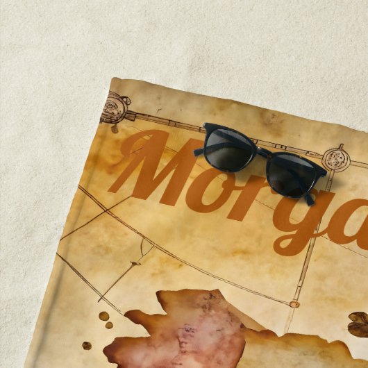 Aangepaste  kaart strandlaken (In situ)