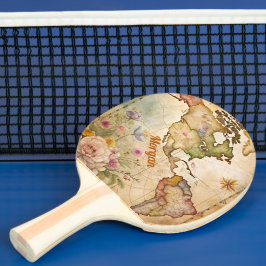 Aangepaste kaart tafeltennisbatje