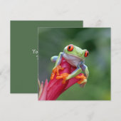 Aangepaste Kaart tekstkikker (Voorkant / Achterkant)