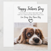 Aangepaste Kaart van de Dog Foto van de Redding Do (Voorkant / Achterkant)