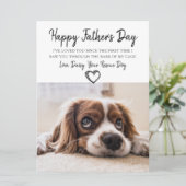 Aangepaste Kaart van de Dog Foto van de Redding Do (Staand voorkant)