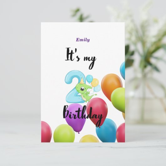 Aangepaste Kaart van de tweede jaardag van de uitn (Staand voorkant)