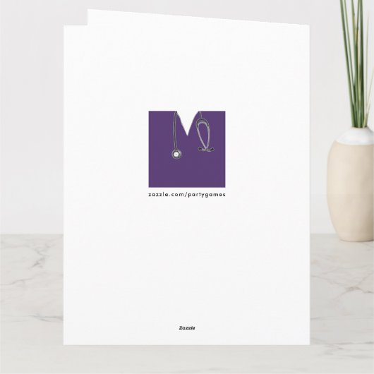 Aangepaste Kaart van het Afstuderen Medische Schoo (Achterkant)