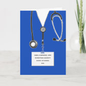 Aangepaste Kaart van verpleegkundige Afstuderen (Voorkant)