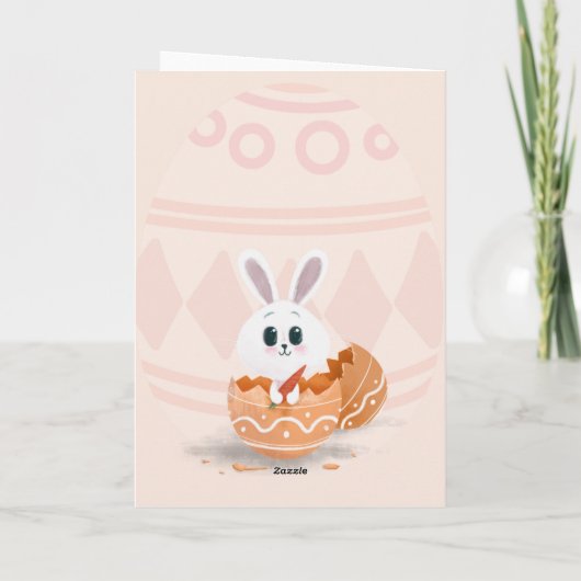 Aangepaste Kaart voor Easter Egg-fotovakantie (Achterkant)