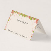 Aangepaste Kaart voor  Floral Display Package Head (Voorkant)