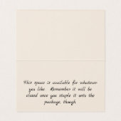 Aangepaste Kaart voor Floral Display Package Head (Binnenkant ongevouwen)