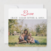 Aangepaste Kaart voor fotofeestdagen (Achterkant)