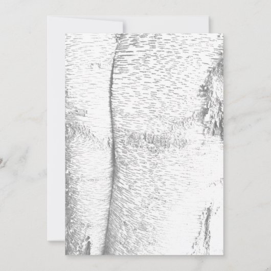 Aangepaste Kaart voor fotovakantie met Pine BoughF (Achterkant)