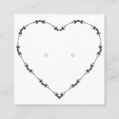 Aangepaste Kaart voor hartritme Vlurig Lijst Contactkaartje (Voorkant)