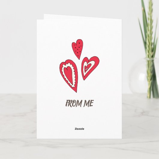 Aangepaste kaart voor huwelijksdag gefeliciteerd (Achterkant)