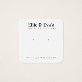 Aangepaste Kaart voor juwelen in schoon modern des