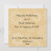 Aangepaste Kaart voor kerstfeestdagen met kerstver (Achterkant)