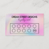 Aangepaste Kaart voor kleurenverschuiving Visitekaartje (Voorkant)