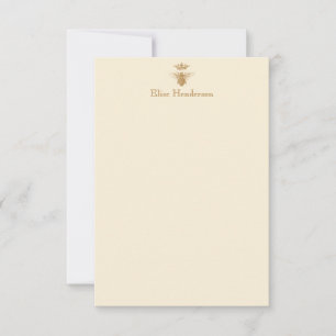Aangepaste kaart voor koninginnen notitiekaartje
