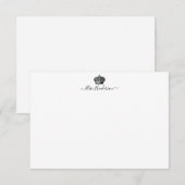 Aangepaste Kaart voor  kroonnoot Notitiekaartje (Voorkant / Achterkant)