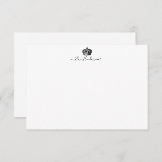 Aangepaste Kaart voor  kroonnoot Notitiekaartje (Voorkant / Achterkant)