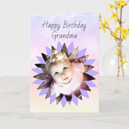 Aangepaste Kaart voor Waterverf van faalvorm Aange (Gele Bloem)