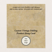 Aangepaste Kaart voor  weergave - Hang pakket kopt Visitekaartje (Buitenkant ongevouwen)