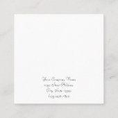 Aangepaste Kaart voor wintervakantie-cadeaubon Afsprakenkaartje (Achterkant)