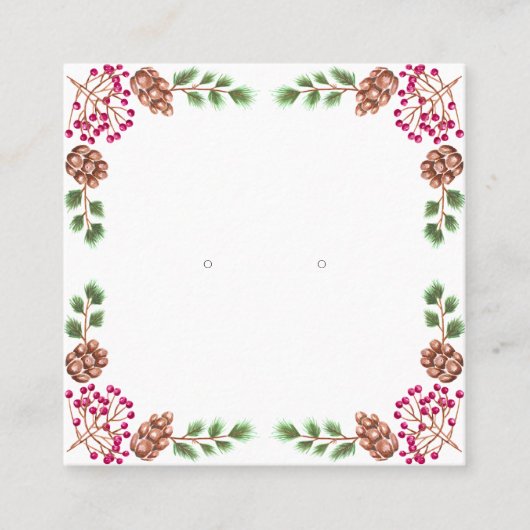 Aangepaste Kaart voor wintervakantie-cadeaubon Afsprakenkaartje (Voorkant)