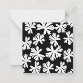 Aangepaste Kaart voor zwart-witnotitie Notitiekaartje (Achterkant)